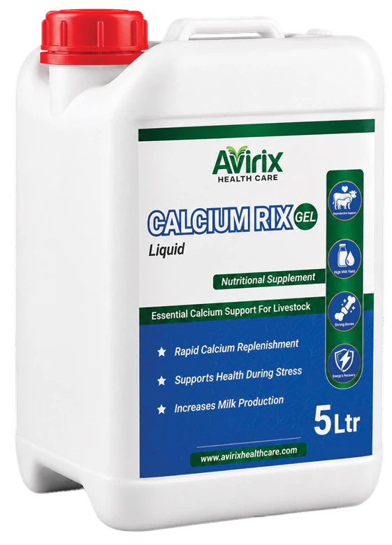 Original CALCIUM RIX livestock product packaging