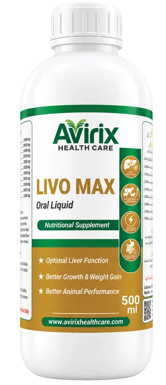 Original LIVO MAX livestock product packaging