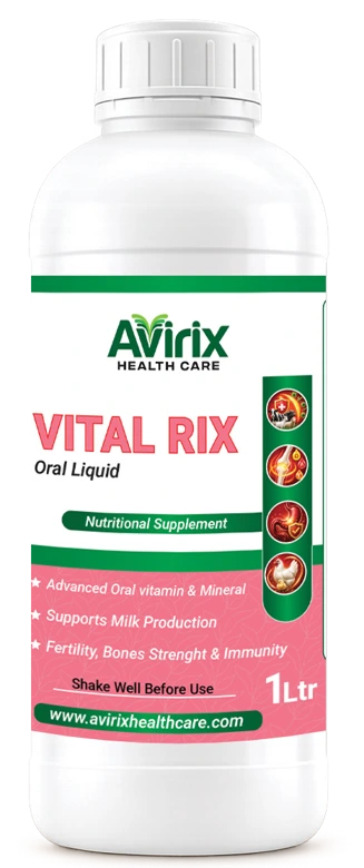 Original VITAL RIX livestock product packaging