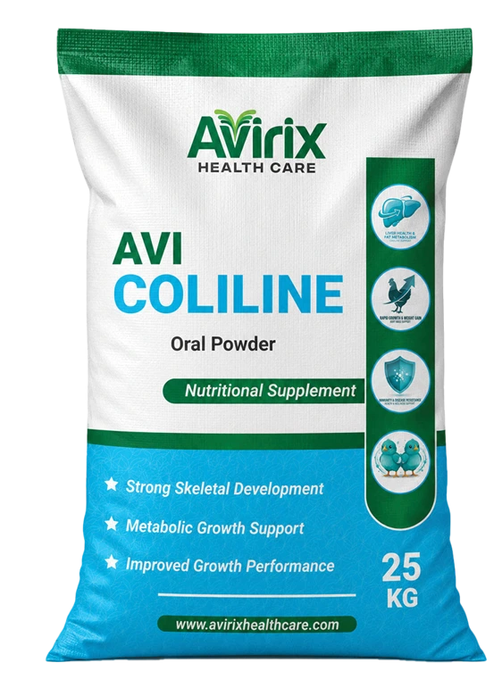 Original AVI COLILINE poultry product packaging