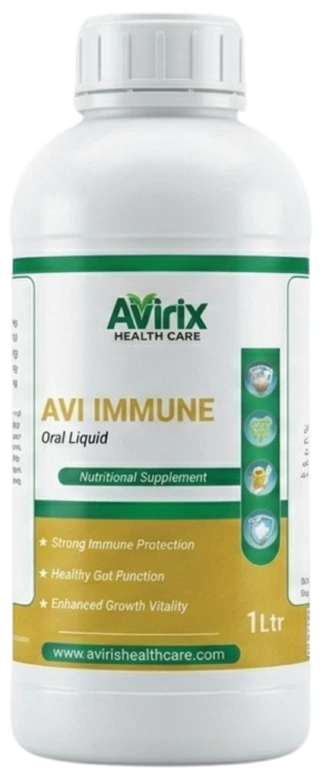 Original AVI IMMUNE poultry product packaging