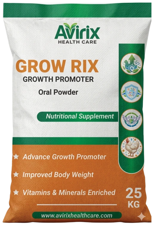 Original GROW RIX poultry product packaging