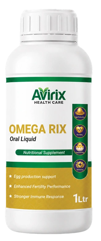 Original OMEGA RIX poultry product packaging