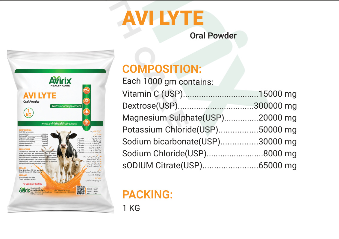 AVI LYTE product information sheet