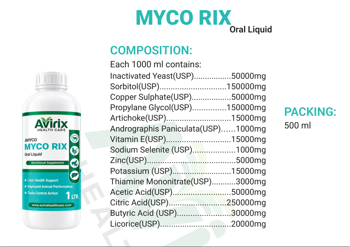 MYCO RIX product information sheet
