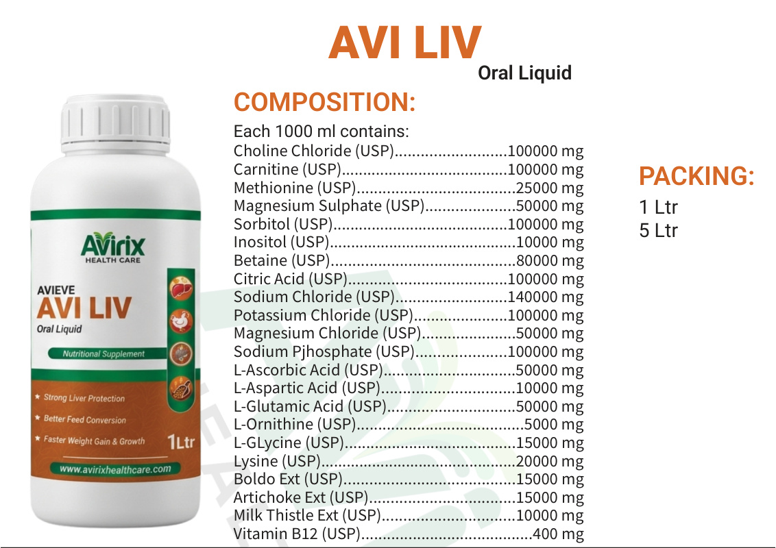 AVI LIV product information sheet